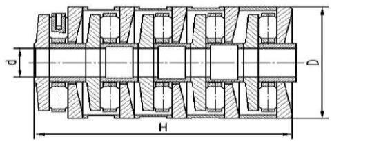 M5CT2385 متعدد المراحل أسطواني الأسطوانة الدفع علبة التروس الطارد 23x85x162mm في الأوراق المالية المزود